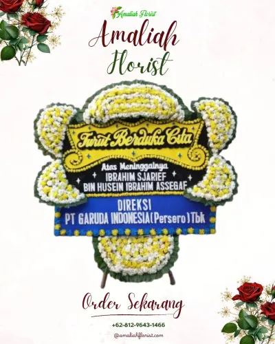Papan Bunga Duka di Argosari